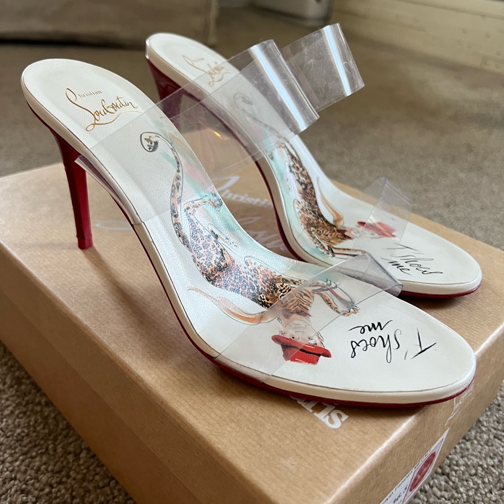 Authentic Louboutin sz 36.5 Just Nothing